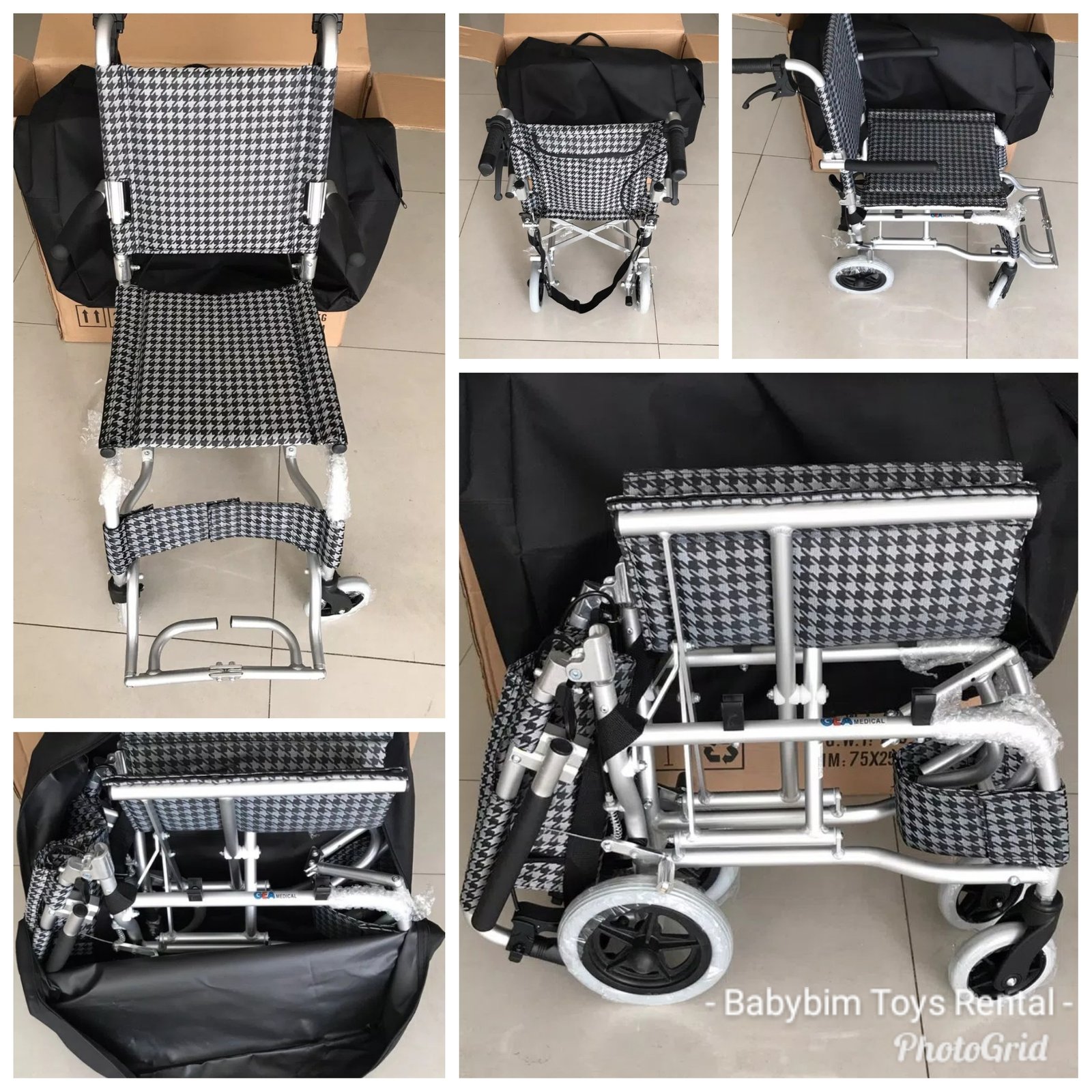 WHEEL CHAIR GEA TRAVELLING FS804 + TAS