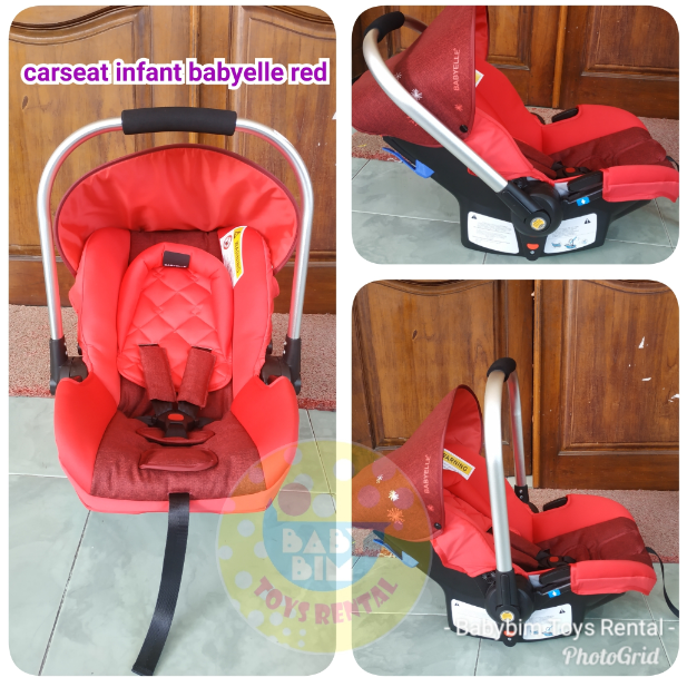 CARSEAT BABYELLE INFANT (RED)