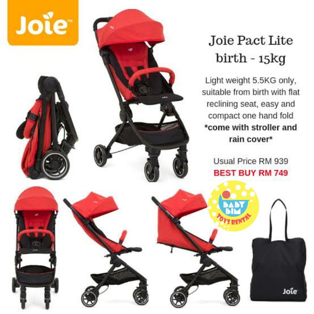 STROLLER JOIE MEET PACT LITE - LYCHEE