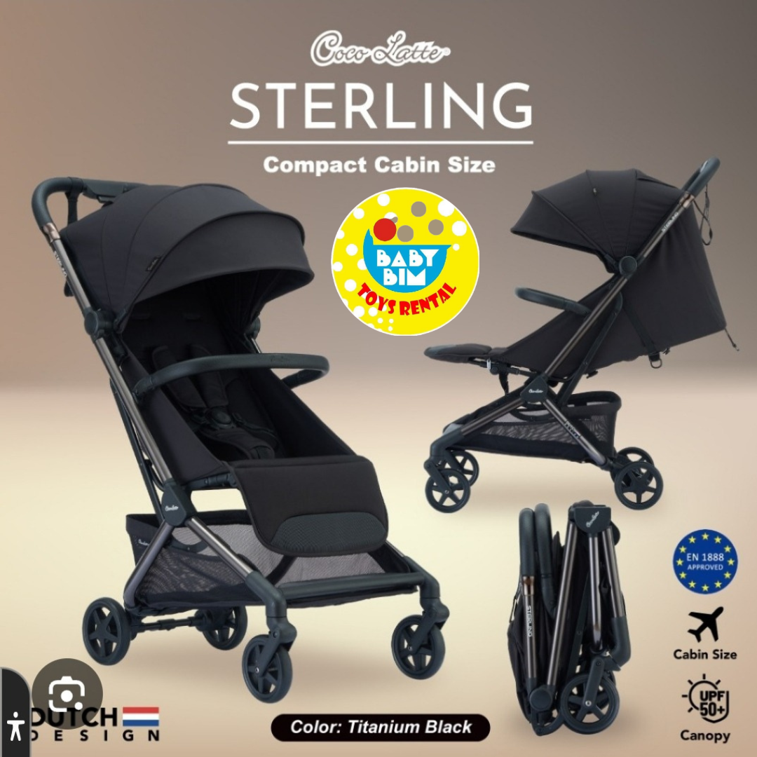 STROLLER COCOLATTE STERLING TITANIUM BLACK
