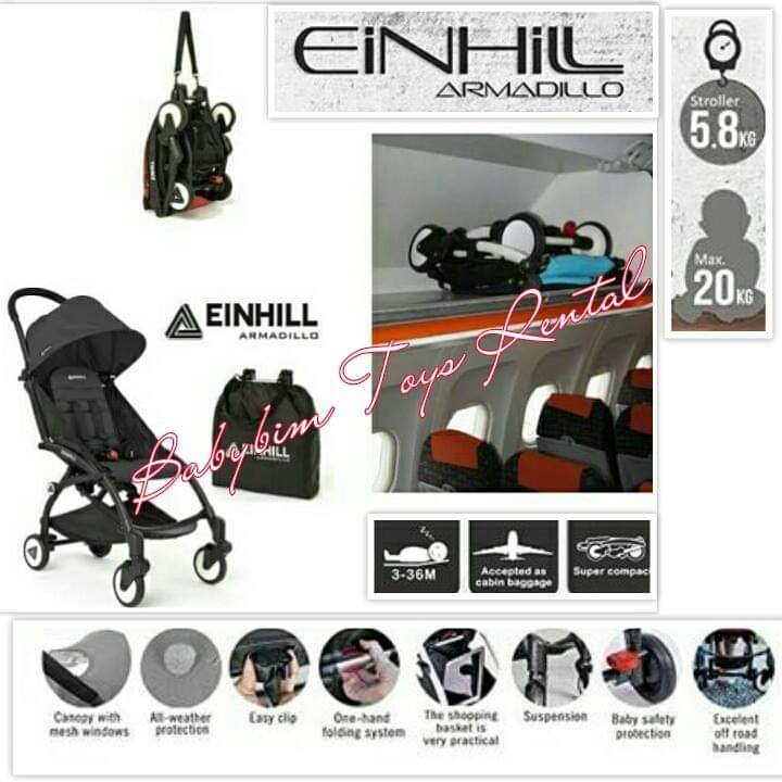 STROLLER EINHILL ARMADILLO 2 (BLACK)