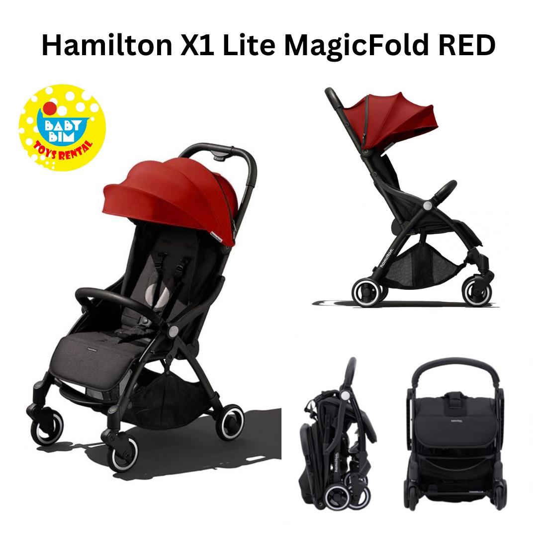 STROLLER HAMILTON X1 LITE MAGICFOLD RED