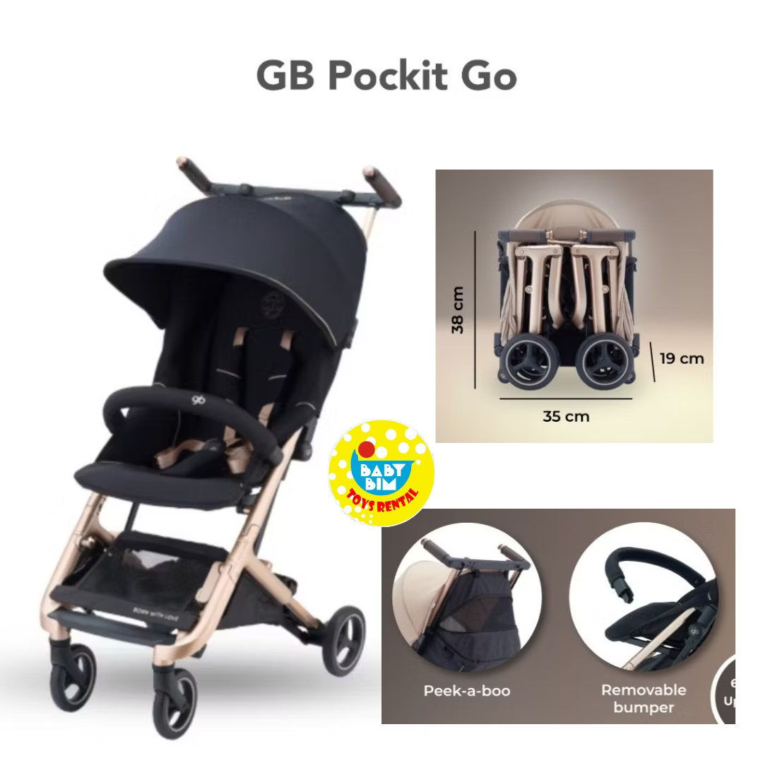 STROLLER GB POCKIT GO BLACK