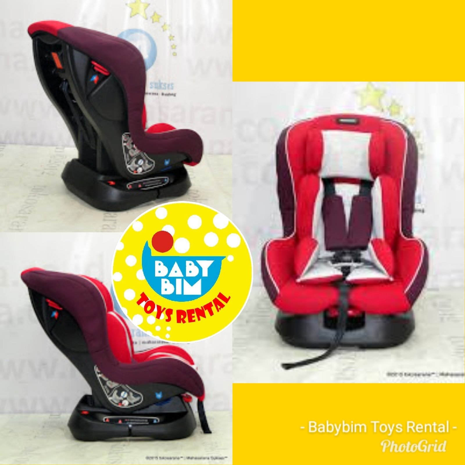 CARSEAT BABYDOES 863 RED