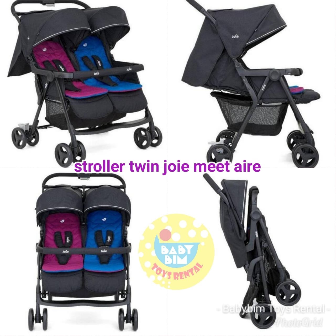 STROLLER JOIE MEET AIRE TWIN