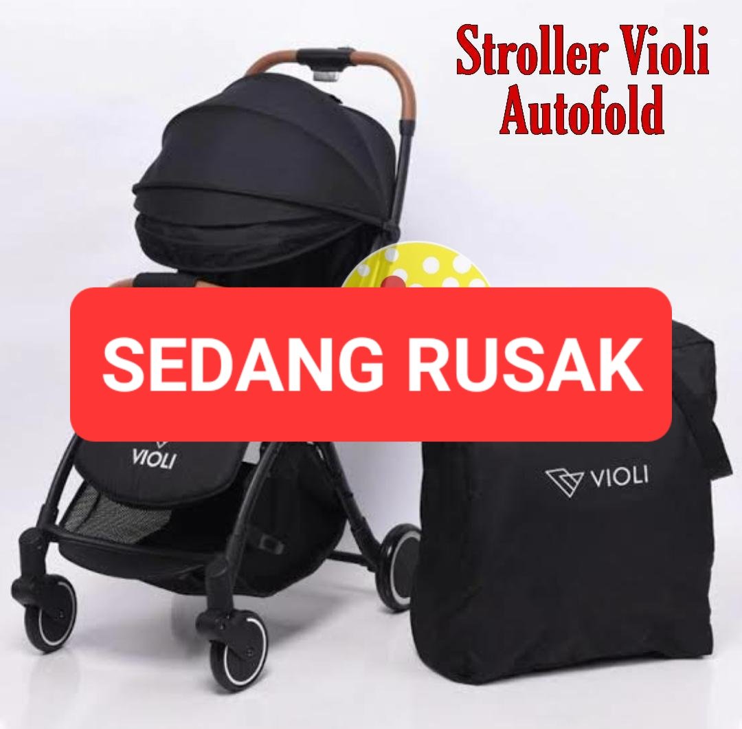 STROLLER VIOLI AUTOFOLD BLACK