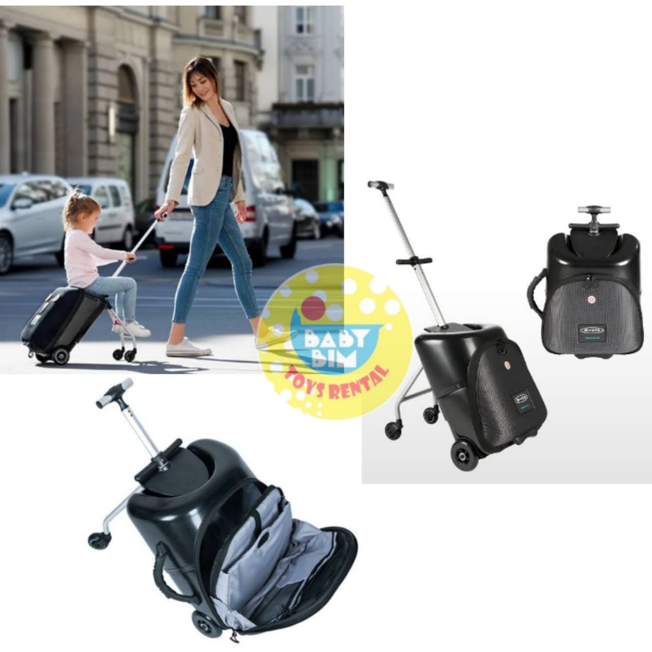 MICRO LUGGAGE EASY BLACK